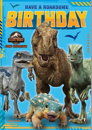 Picture of JURASSIC WORLD HAVE A ROARSOME BIRTHDAY CARD